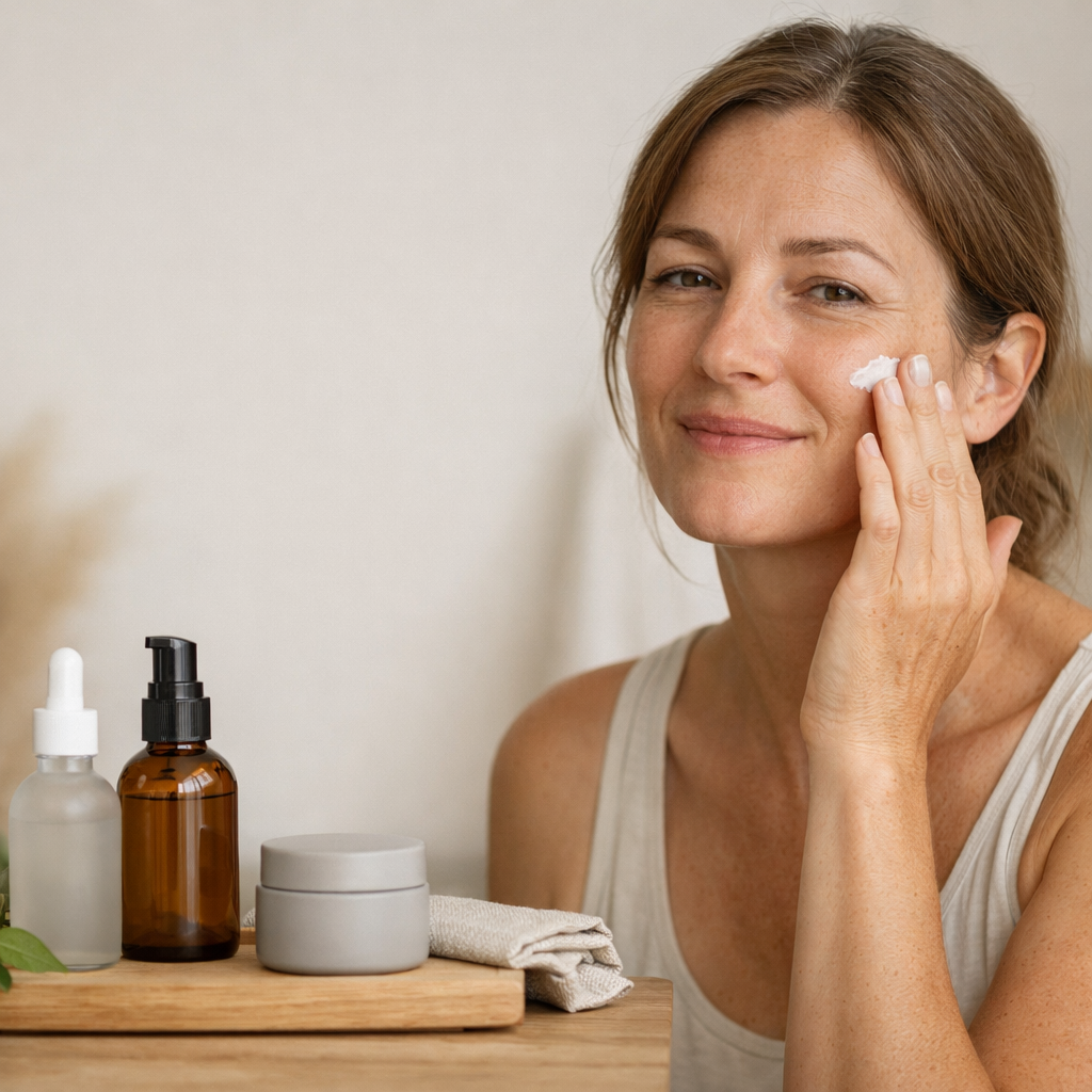 Empfindliche Hautpflege mit Naturkosmetik von Weiß